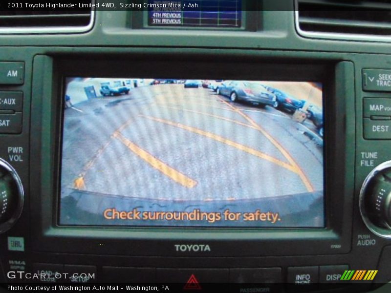 Sizzling Crimson Mica / Ash 2011 Toyota Highlander Limited 4WD