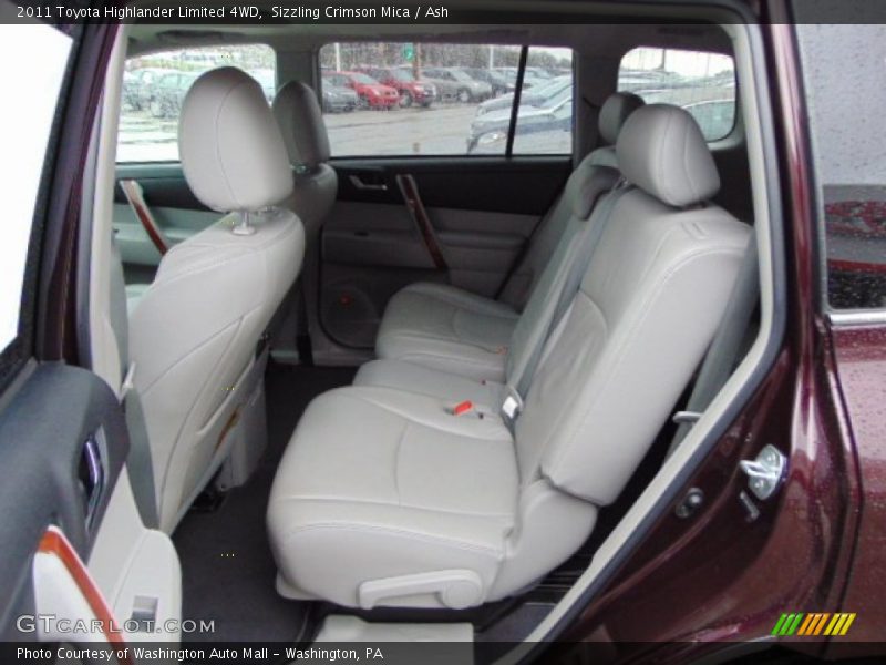 Sizzling Crimson Mica / Ash 2011 Toyota Highlander Limited 4WD