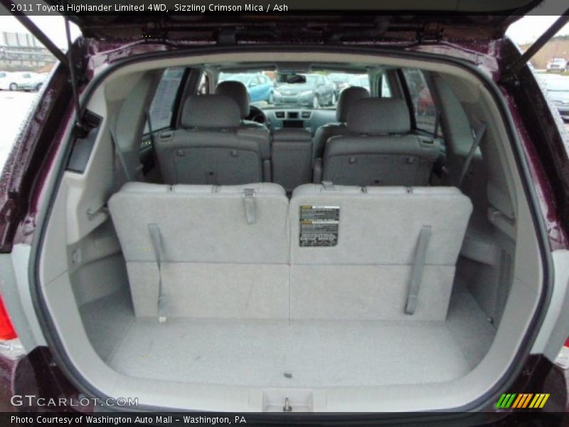 Sizzling Crimson Mica / Ash 2011 Toyota Highlander Limited 4WD