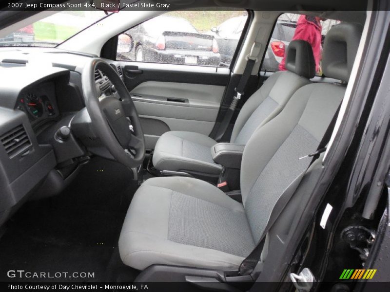 Black / Pastel Slate Gray 2007 Jeep Compass Sport 4x4