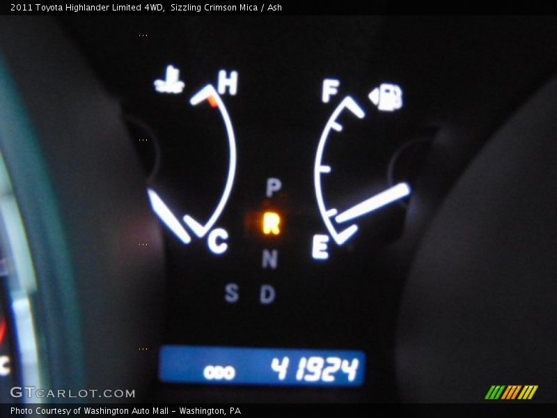 Sizzling Crimson Mica / Ash 2011 Toyota Highlander Limited 4WD