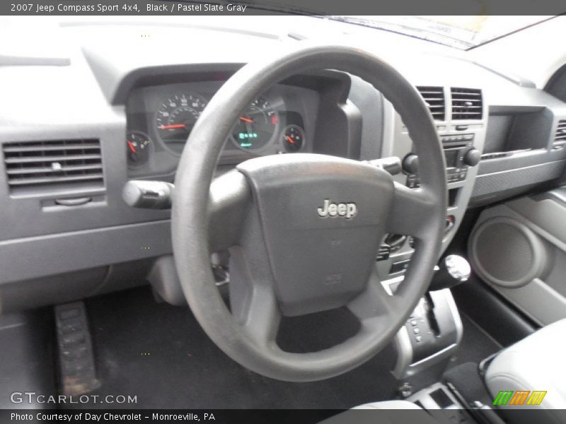 Black / Pastel Slate Gray 2007 Jeep Compass Sport 4x4