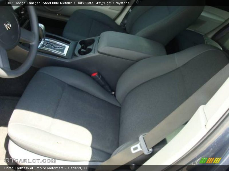 Steel Blue Metallic / Dark Slate Gray/Light Graystone 2007 Dodge Charger