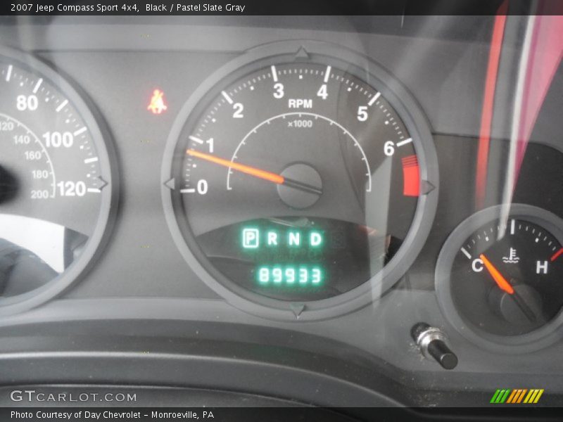 Black / Pastel Slate Gray 2007 Jeep Compass Sport 4x4
