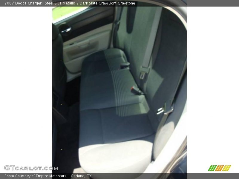 Steel Blue Metallic / Dark Slate Gray/Light Graystone 2007 Dodge Charger