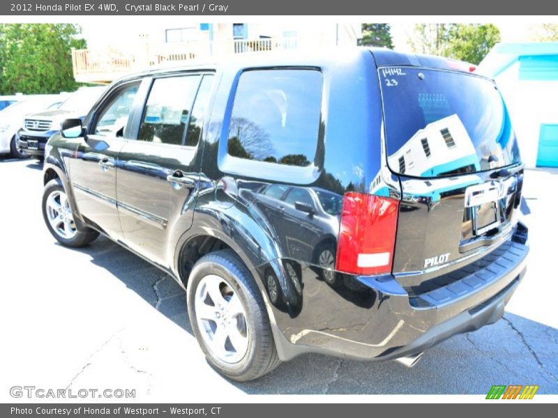 Crystal Black Pearl / Gray 2012 Honda Pilot EX 4WD