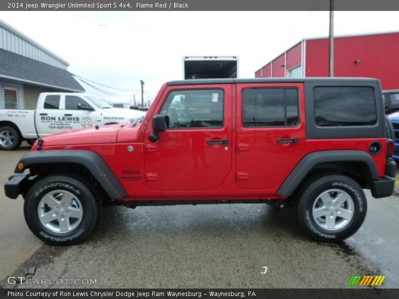  2014 Wrangler Unlimited Sport S 4x4 Flame Red