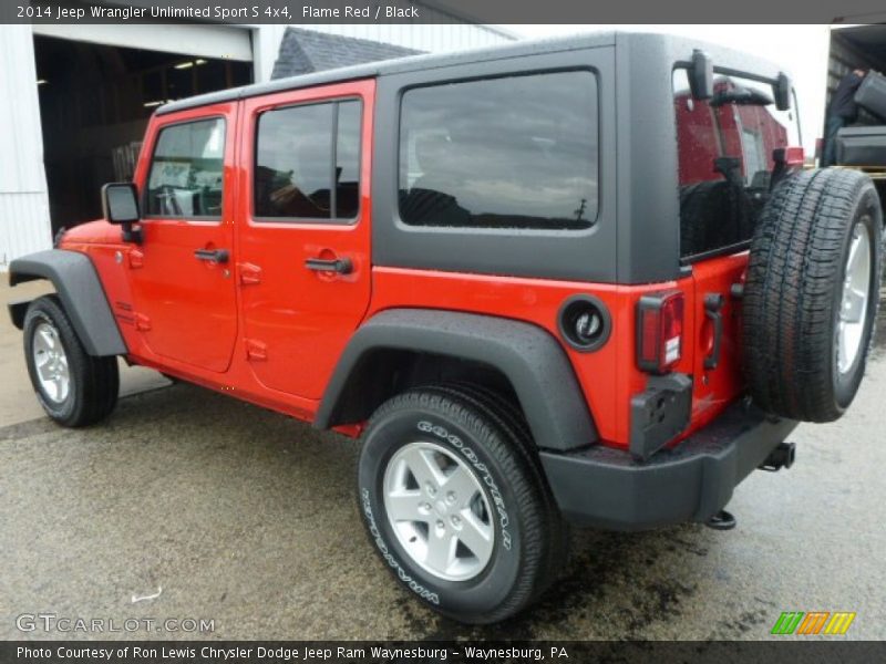  2014 Wrangler Unlimited Sport S 4x4 Flame Red