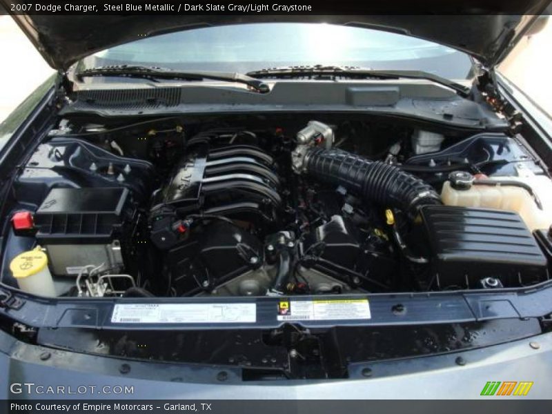 Steel Blue Metallic / Dark Slate Gray/Light Graystone 2007 Dodge Charger