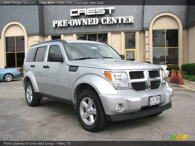 Stone White / Dark Slate Gray/Light Slate Gray 2007 Dodge Nitro SXT