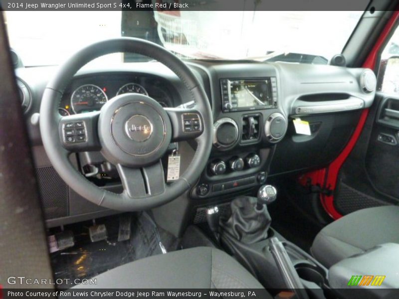 Black Interior - 2014 Wrangler Unlimited Sport S 4x4 