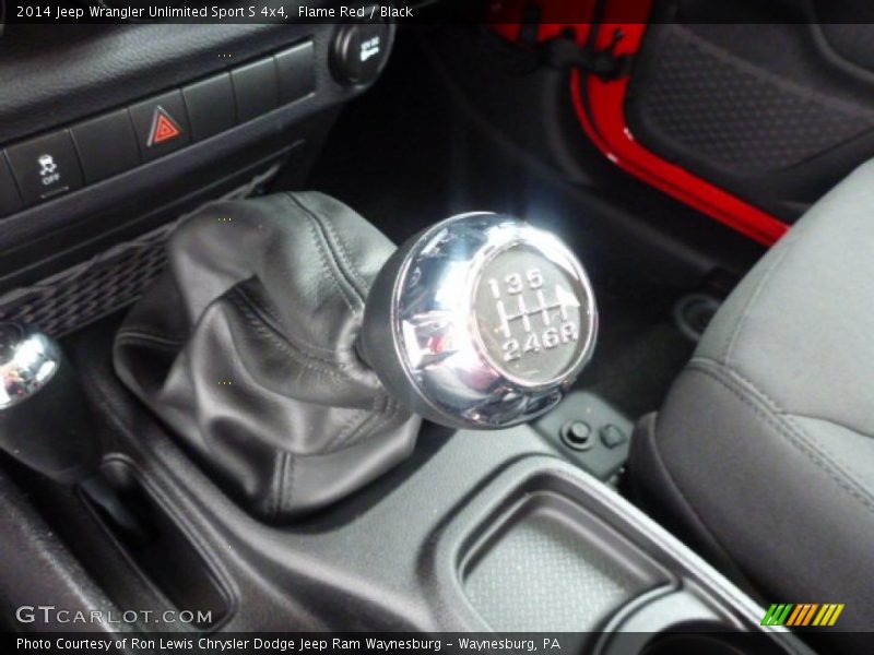 Flame Red / Black 2014 Jeep Wrangler Unlimited Sport S 4x4