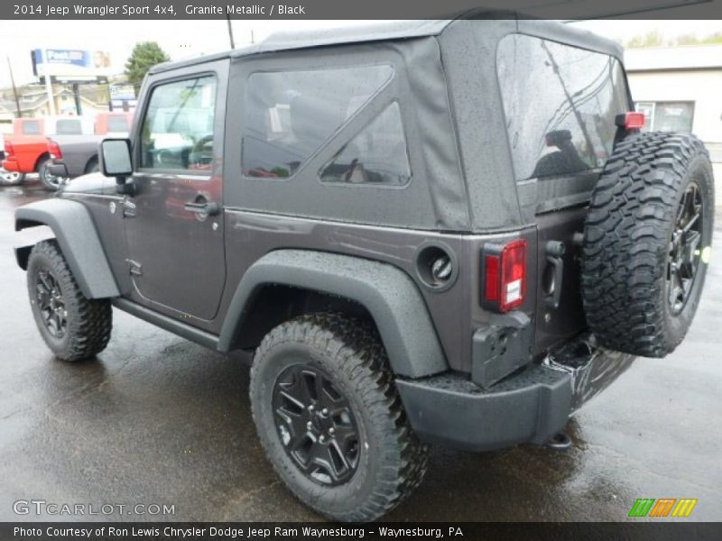 Granite Metallic / Black 2014 Jeep Wrangler Sport 4x4