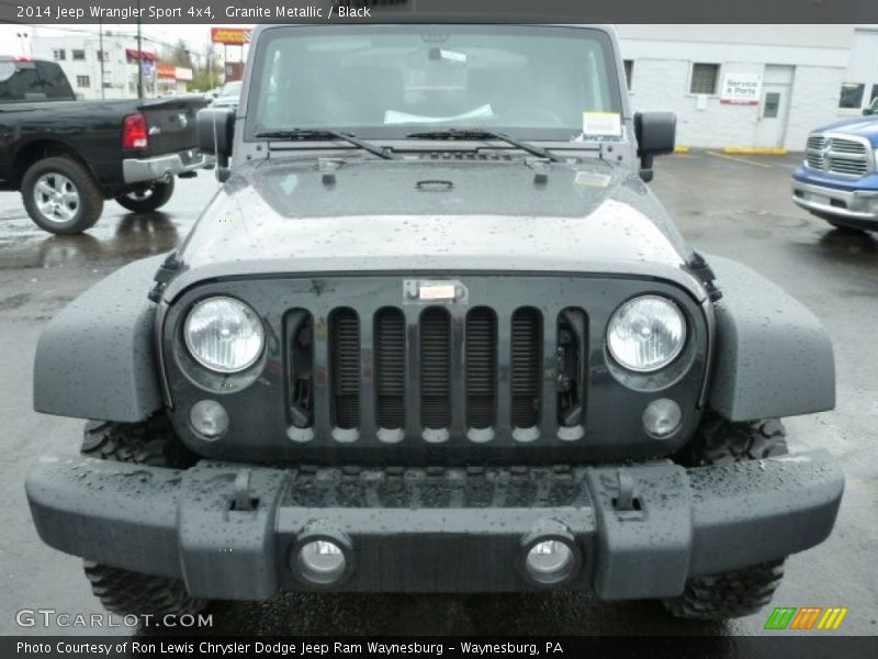 Granite Metallic / Black 2014 Jeep Wrangler Sport 4x4