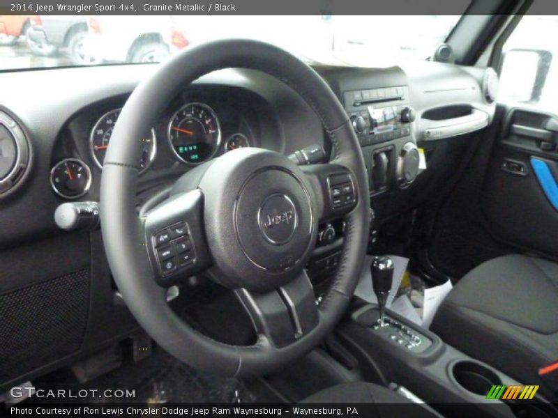 Granite Metallic / Black 2014 Jeep Wrangler Sport 4x4