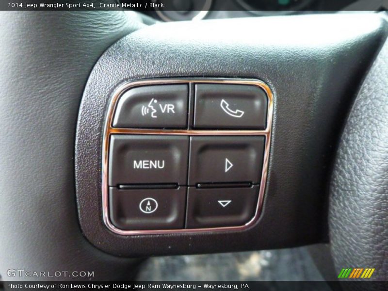 Granite Metallic / Black 2014 Jeep Wrangler Sport 4x4