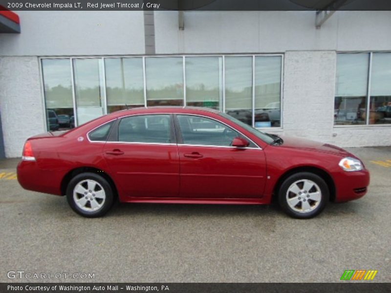 Red Jewel Tintcoat / Gray 2009 Chevrolet Impala LT