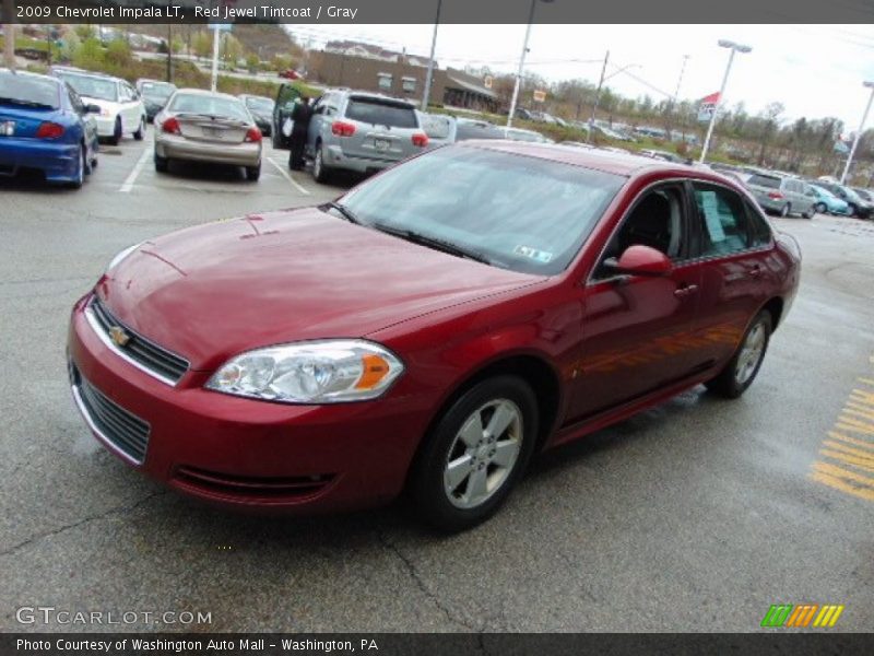 Red Jewel Tintcoat / Gray 2009 Chevrolet Impala LT