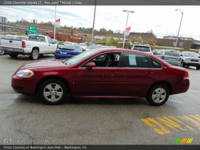Red Jewel Tintcoat / Gray 2009 Chevrolet Impala LT