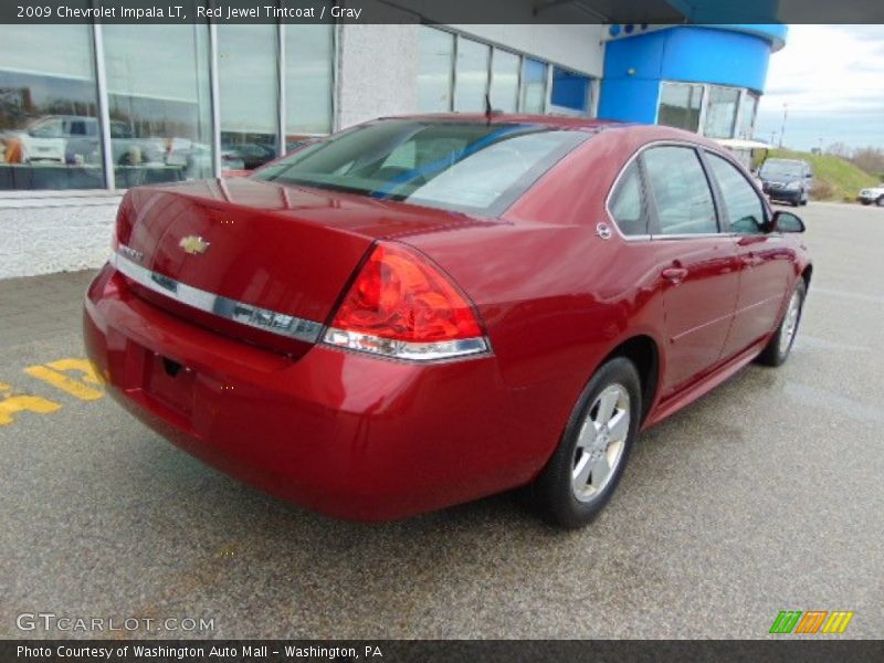 Red Jewel Tintcoat / Gray 2009 Chevrolet Impala LT