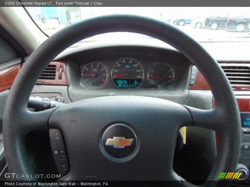 Red Jewel Tintcoat / Gray 2009 Chevrolet Impala LT