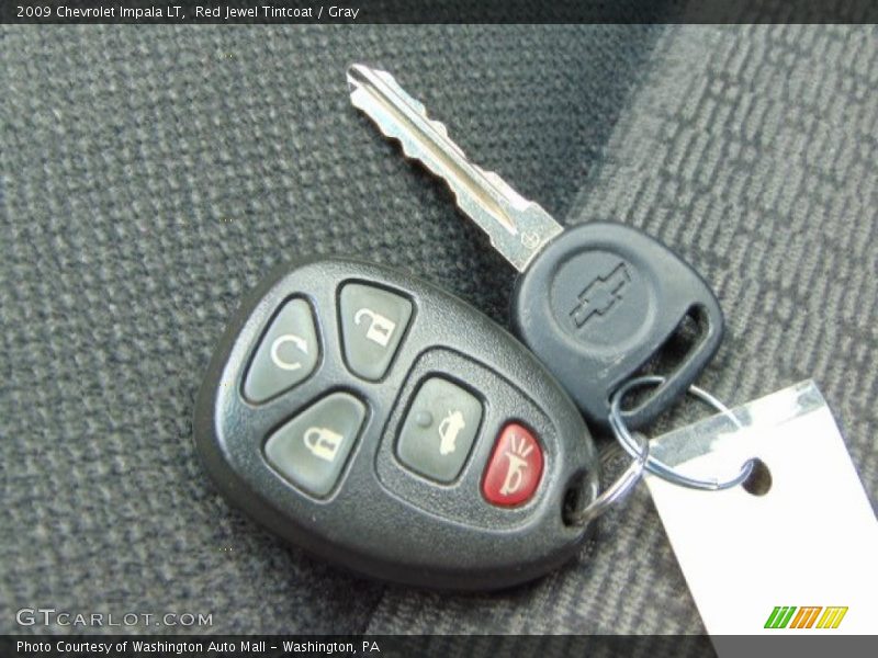 Red Jewel Tintcoat / Gray 2009 Chevrolet Impala LT
