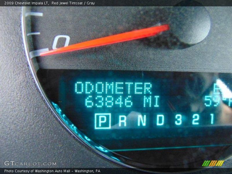 Red Jewel Tintcoat / Gray 2009 Chevrolet Impala LT