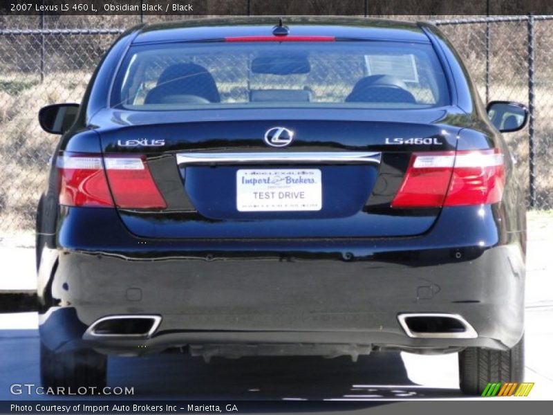 Obsidian Black / Black 2007 Lexus LS 460 L