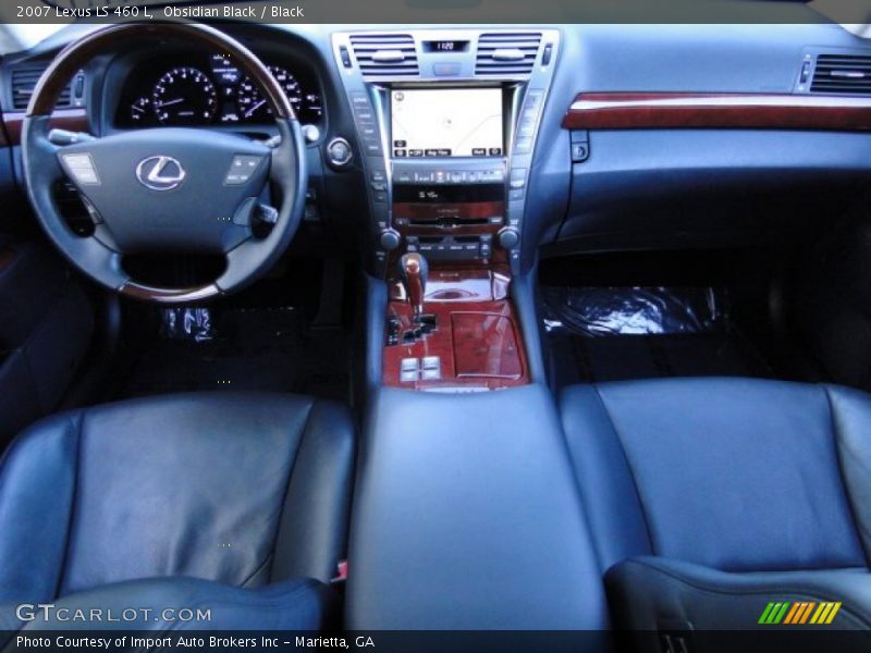 Obsidian Black / Black 2007 Lexus LS 460 L