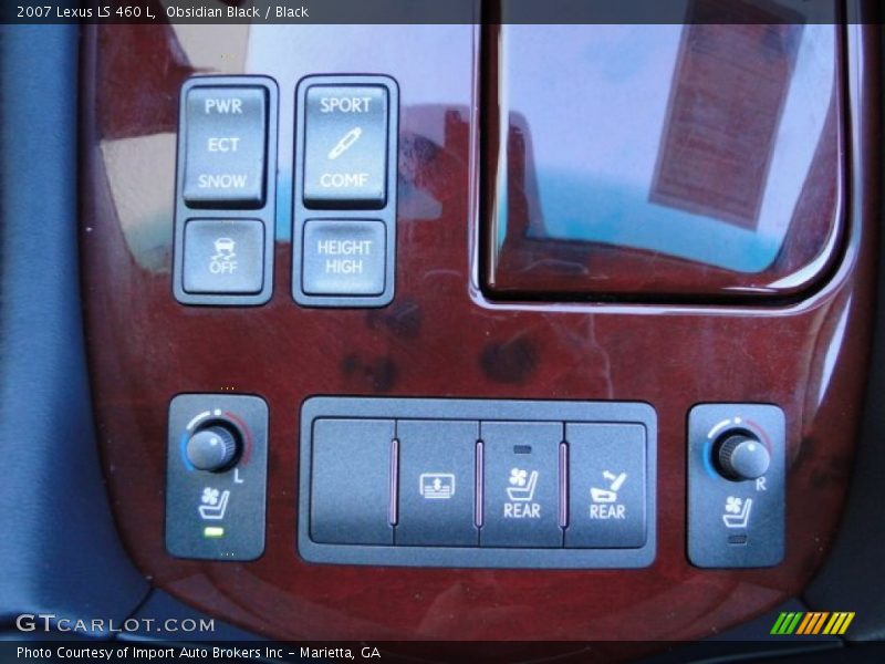 Obsidian Black / Black 2007 Lexus LS 460 L