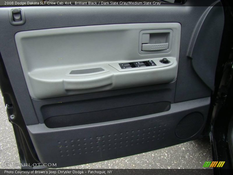Brilliant Black / Dark Slate Gray/Medium Slate Gray 2008 Dodge Dakota SLT Crew Cab 4x4