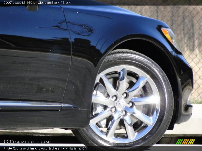 Obsidian Black / Black 2007 Lexus LS 460 L