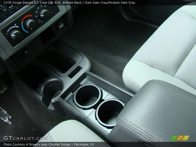 Brilliant Black / Dark Slate Gray/Medium Slate Gray 2008 Dodge Dakota SLT Crew Cab 4x4