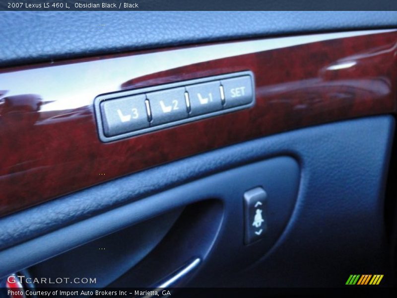 Obsidian Black / Black 2007 Lexus LS 460 L