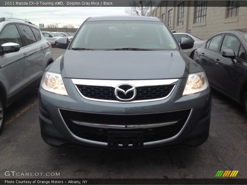 Dolphin Gray Mica / Black 2011 Mazda CX-9 Touring AWD