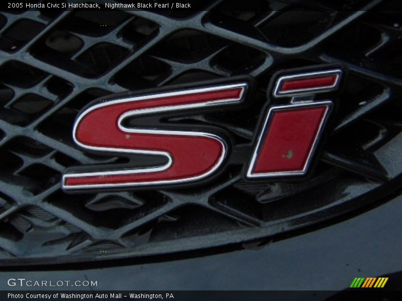 Nighthawk Black Pearl / Black 2005 Honda Civic Si Hatchback