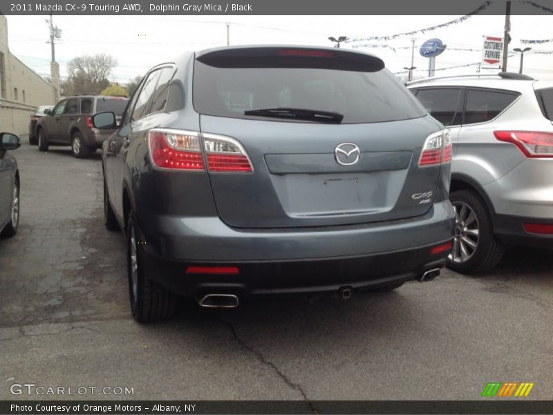Dolphin Gray Mica / Black 2011 Mazda CX-9 Touring AWD