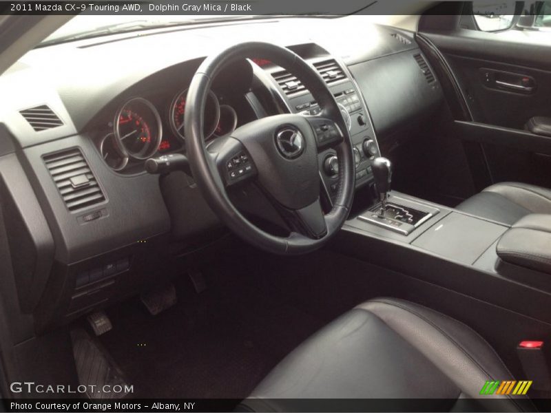 Dolphin Gray Mica / Black 2011 Mazda CX-9 Touring AWD