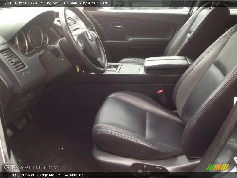 Dolphin Gray Mica / Black 2011 Mazda CX-9 Touring AWD