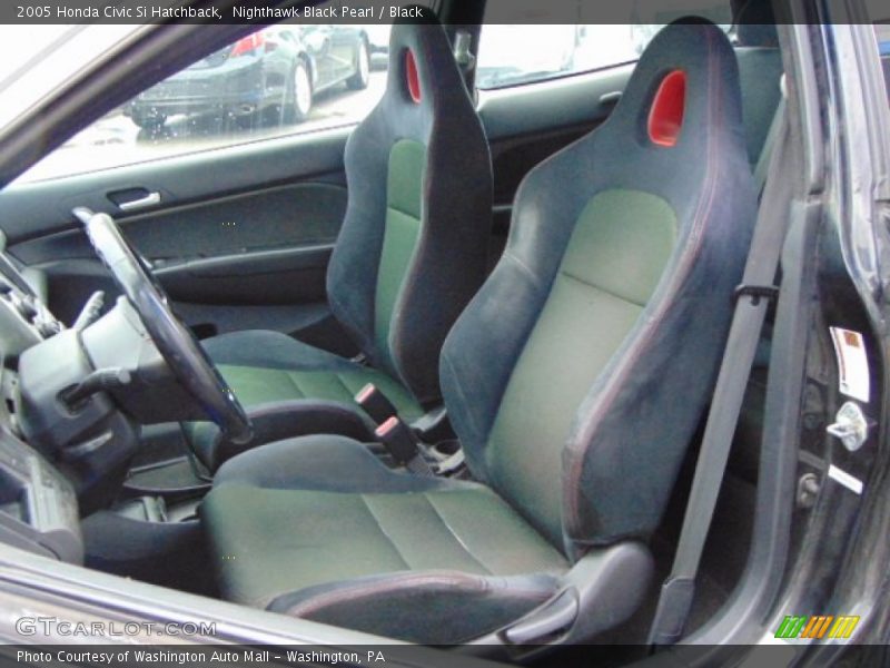 Nighthawk Black Pearl / Black 2005 Honda Civic Si Hatchback