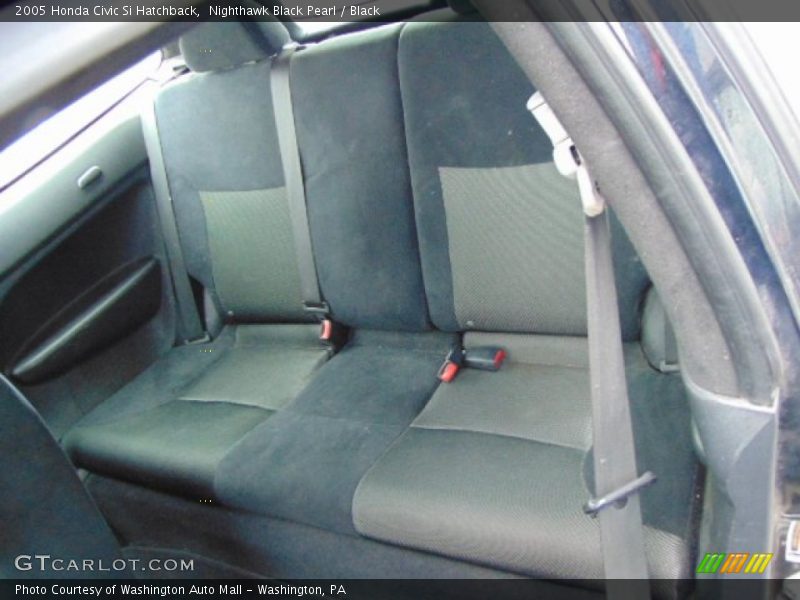 Nighthawk Black Pearl / Black 2005 Honda Civic Si Hatchback