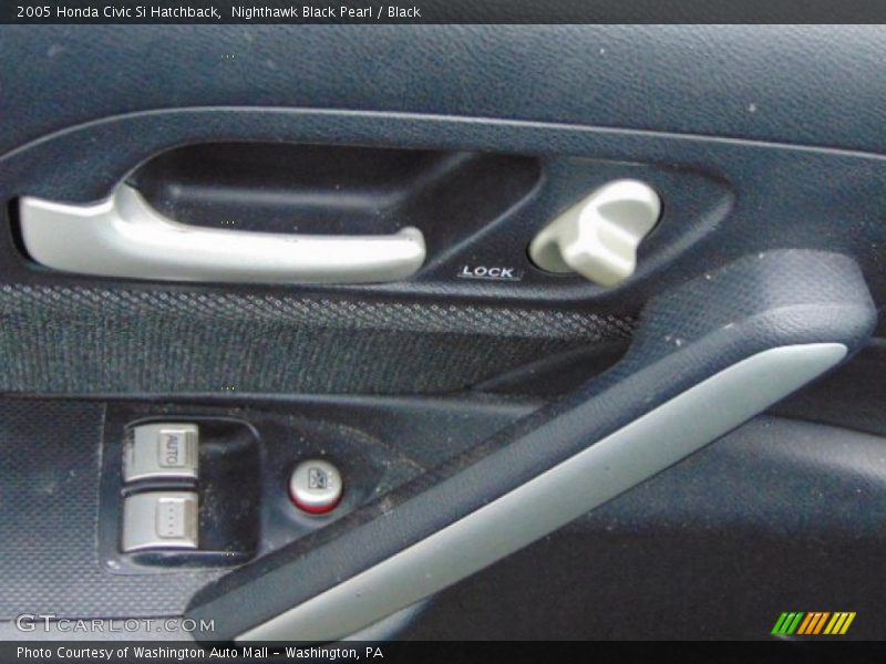Nighthawk Black Pearl / Black 2005 Honda Civic Si Hatchback