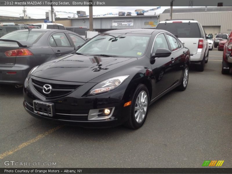 Ebony Black / Black 2012 Mazda MAZDA6 i Touring Sedan