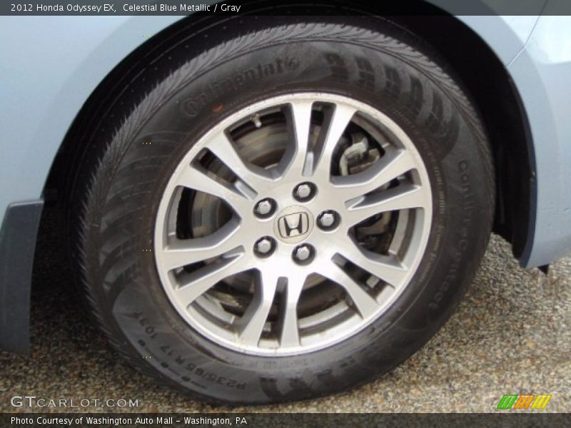 Celestial Blue Metallic / Gray 2012 Honda Odyssey EX