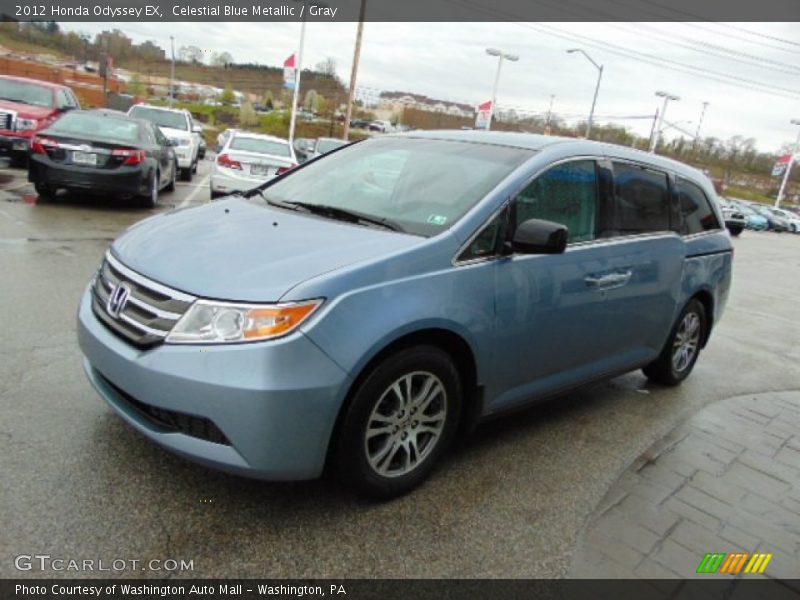 Celestial Blue Metallic / Gray 2012 Honda Odyssey EX