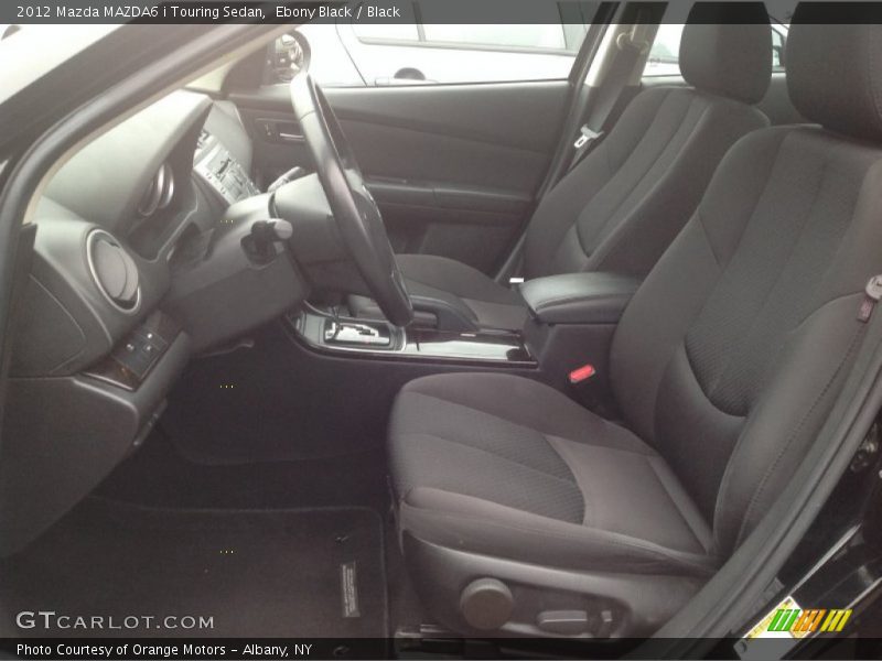 Ebony Black / Black 2012 Mazda MAZDA6 i Touring Sedan
