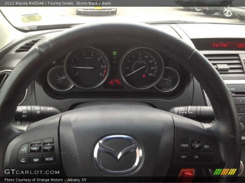Ebony Black / Black 2012 Mazda MAZDA6 i Touring Sedan