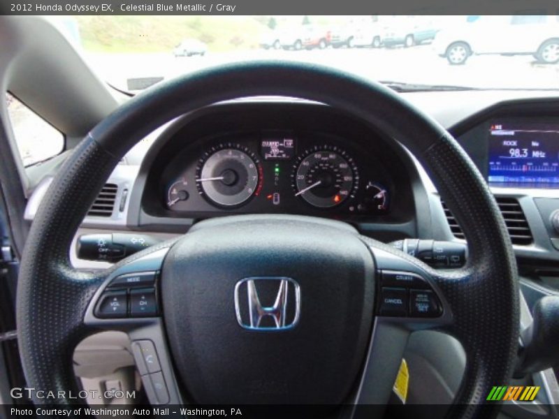 Celestial Blue Metallic / Gray 2012 Honda Odyssey EX