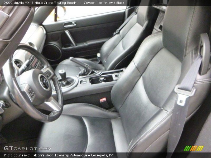 Competition Yellow / Black 2009 Mazda MX-5 Miata Grand Touring Roadster