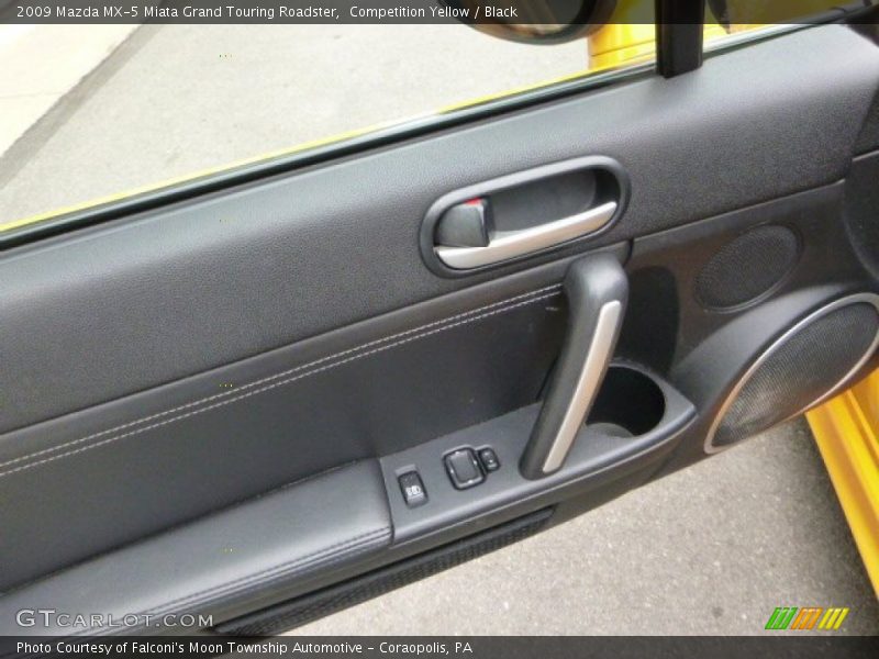 Competition Yellow / Black 2009 Mazda MX-5 Miata Grand Touring Roadster